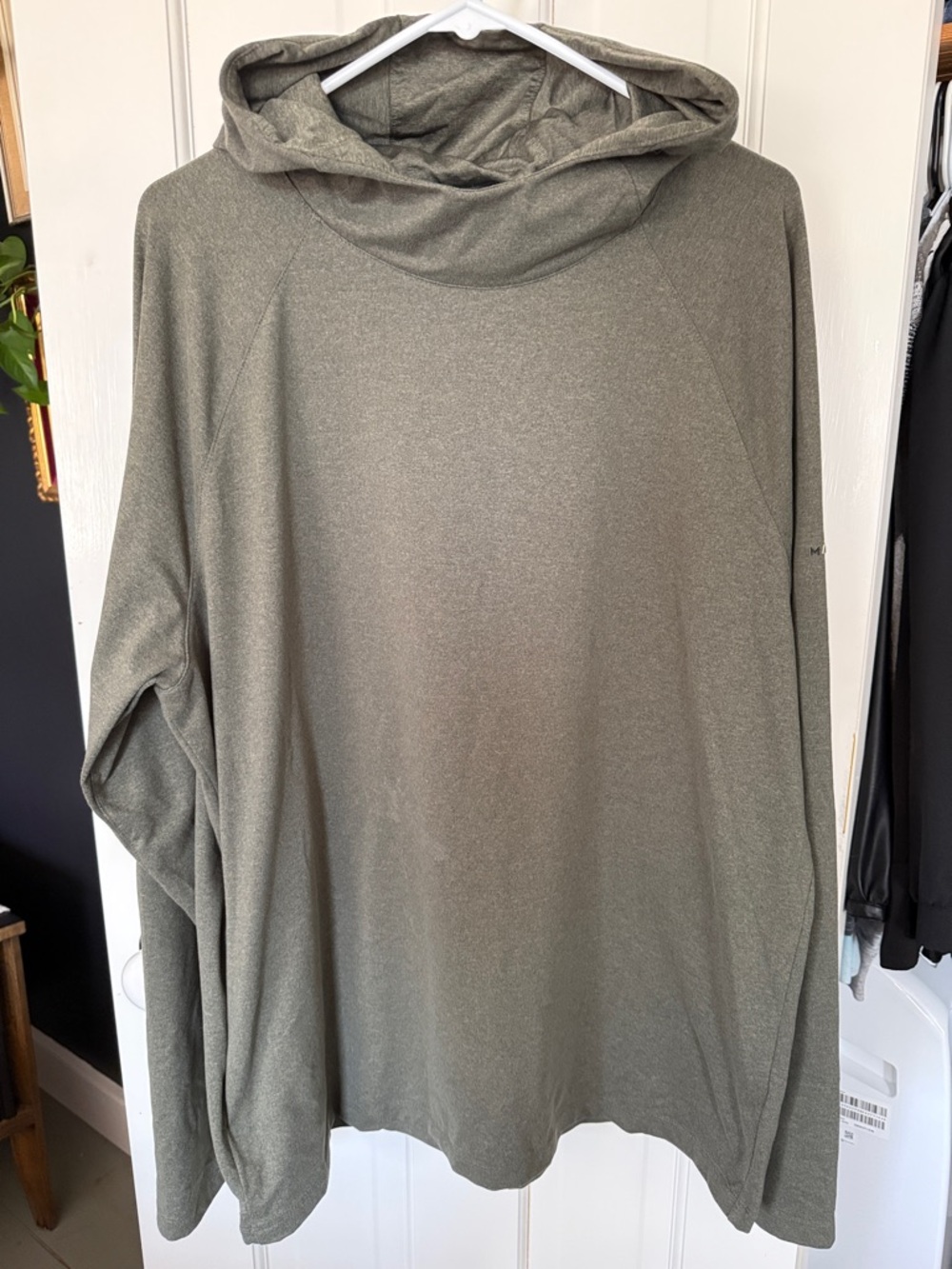 Matix Gray Heather Green Hoodie